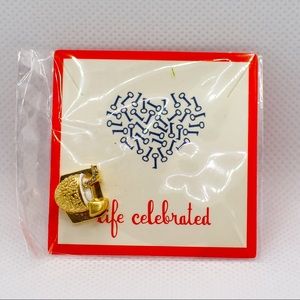 Keep collective coconut drink dangle charm - gold